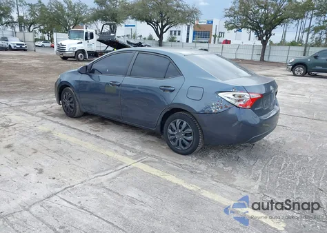 2014 Toyota Corolla Le z USA, uszkodzony, nr VIN 2T1BURHE6EC121307